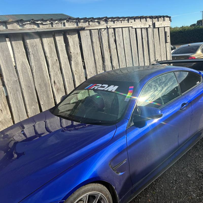 RDM sun strip on a blue M4