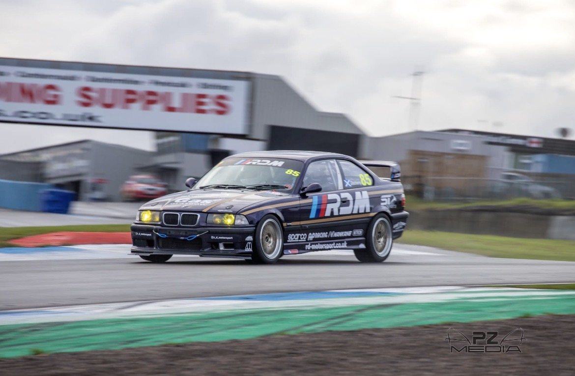 RDM's own E36 race car on track