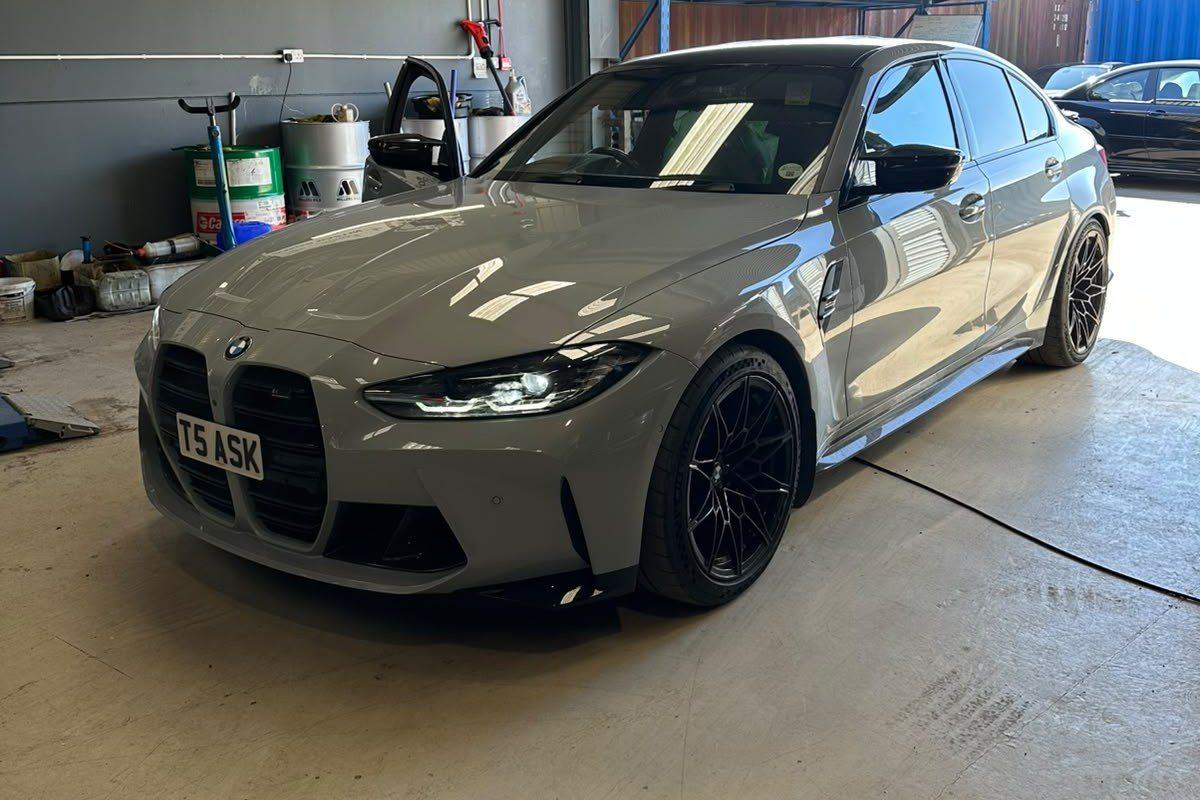 G80 M3 in the workshop